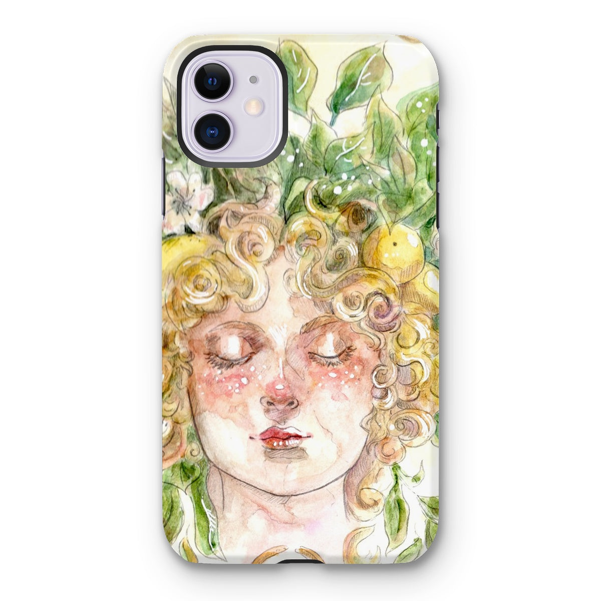 Nature Lady Colored Tough Phone Case