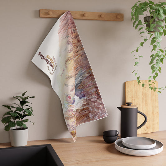 Whimsical Tea Towel, Charming Kitchen Towel