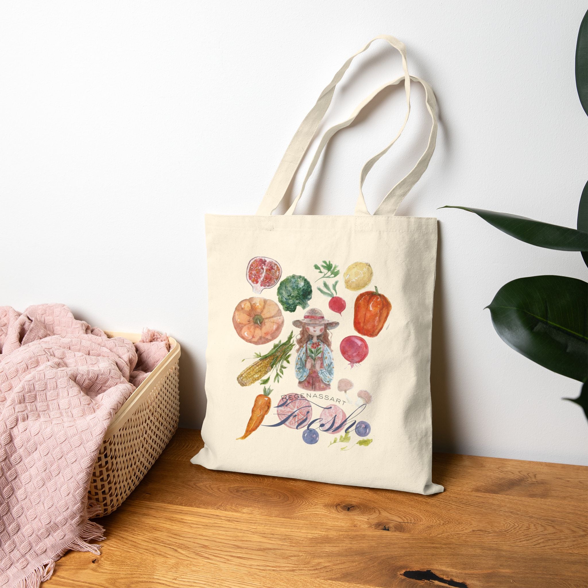 Gardening Tote Bag Size Shot