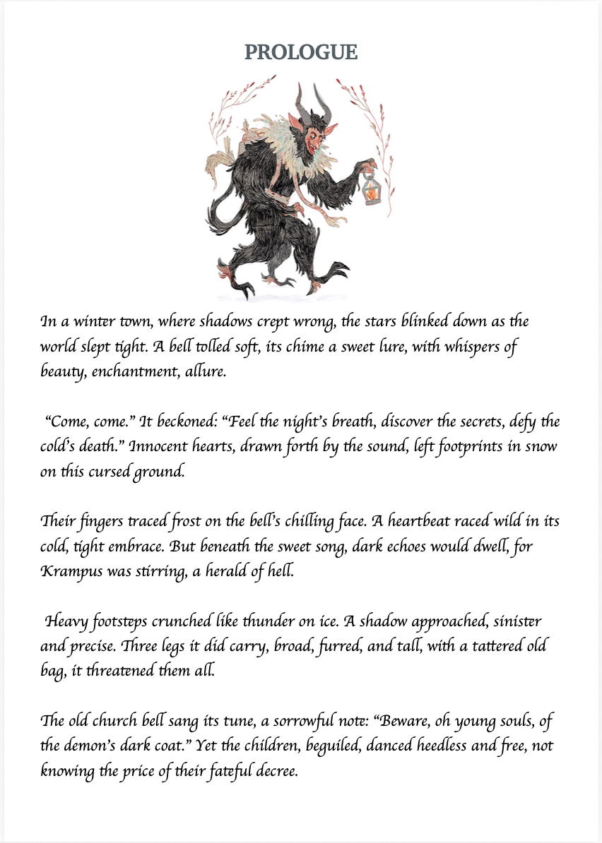 The Curse of Krampus — Illustrated Fantasy Light Novel