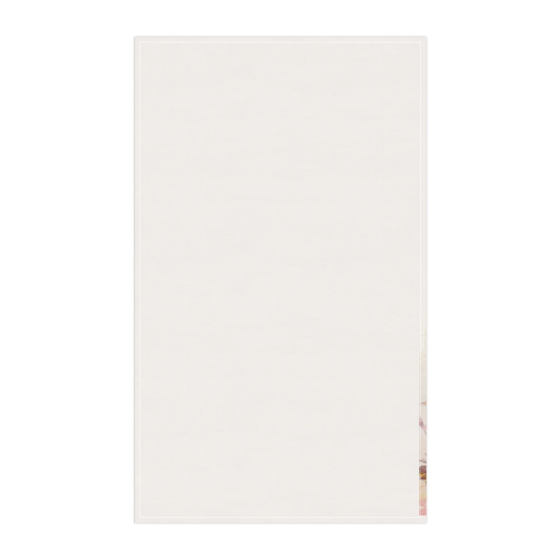 Tee Towel Back side white