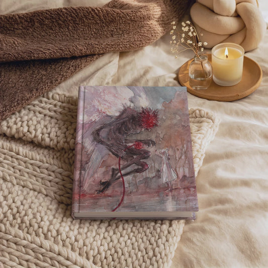 Hard-Backed Journal – Fantasy Pastel Illustration, Write Your Story Notebook