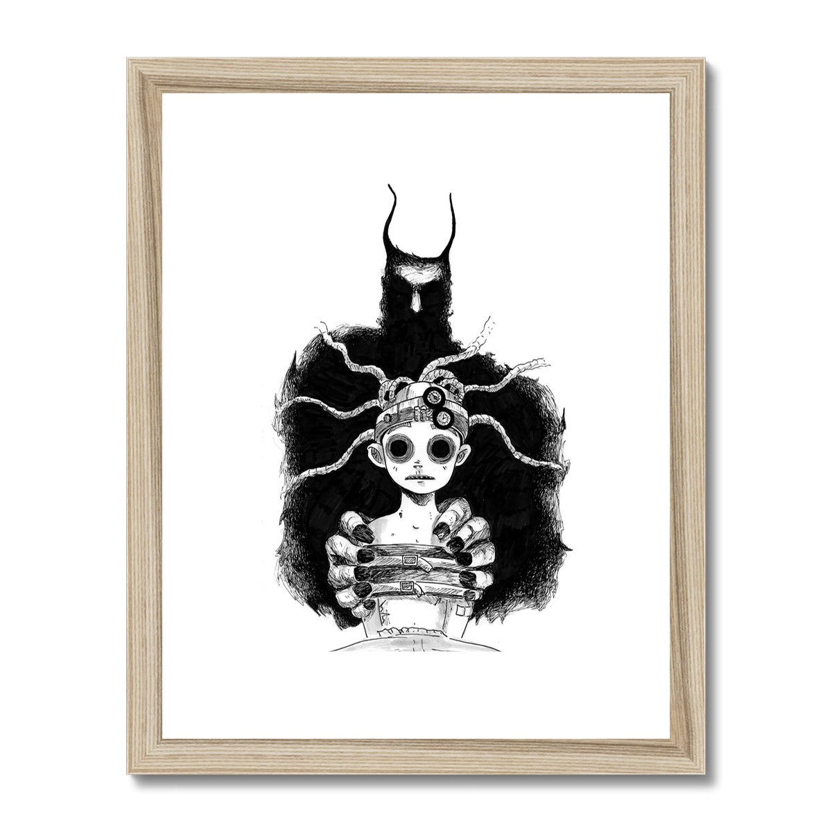 Chained Framed & Mounted Print.