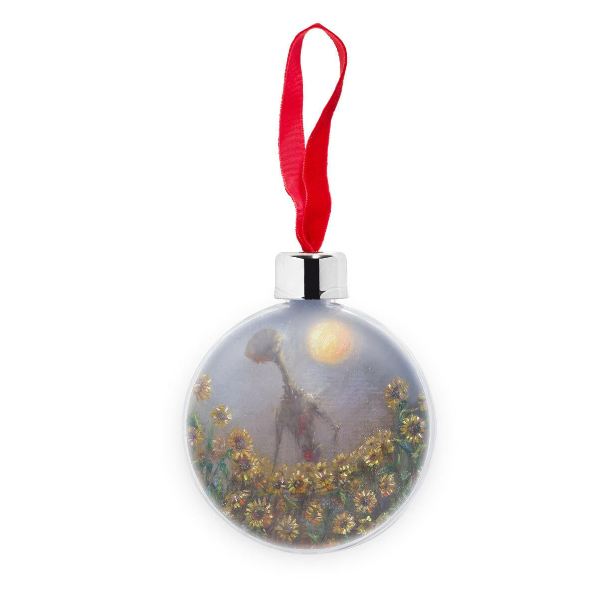A song of terror Transparent Christmas bauble.