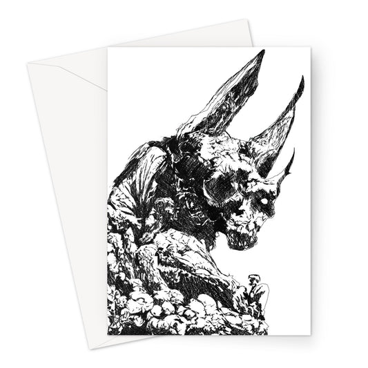 Gargoyle Greeting Card