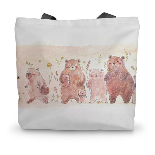 Bear hug Canvas Tote Bag