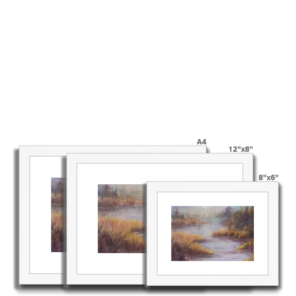 Sleepy Marshes Framed & Mounted Print