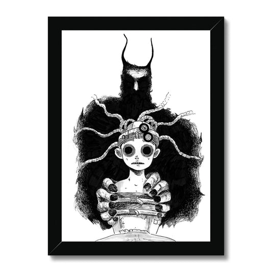 Chained Framed Print.