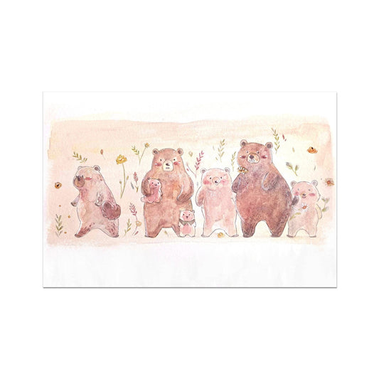Bear hug Rolled Eco Canvas
